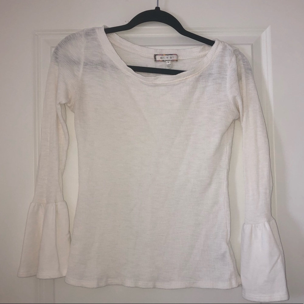 Anthropology Eri + Ali bell sleeve thermal